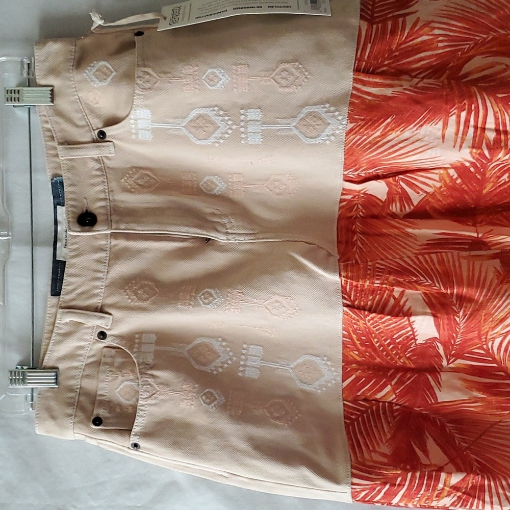 Refried Apparel denim Maxi Skirt Size Large